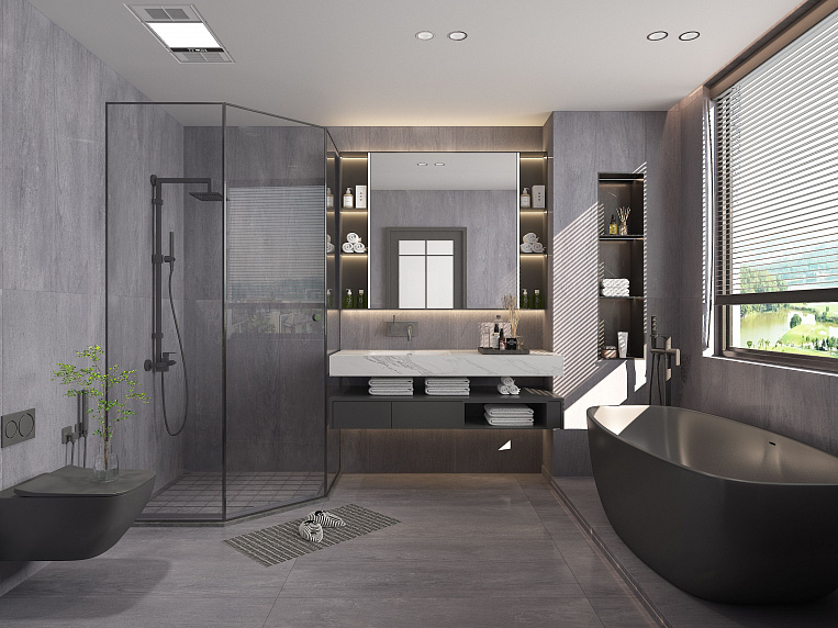 Интерьерные фото коллекции Blue Stone