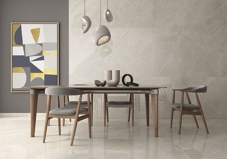 Плитка керамогранит Geotiles Magda Marfil 90x90 Matt (1,62 кв.м.) под мрамор