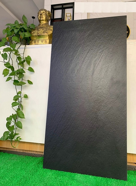 Плитка керамогранит BASCONI HOME Lavagna Nero 600x1200x9.6 Matt под камень